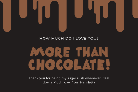 Dark Chocolate Font - Preview 6