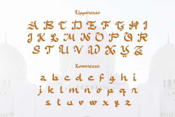 Empire of Persia Font PNG with transparent background - Preview 6