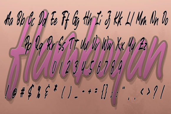 Flamboyan Font - Preview 4
