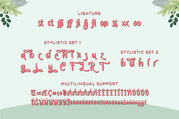 Garden Bloom Font - Preview 2