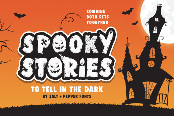 Ghost Story Duo Font PNG with transparent background - Preview 2