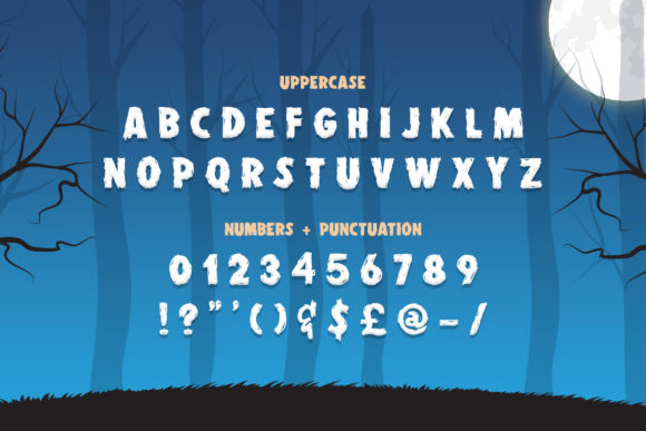 Ghost Story Duo Font PNG with transparent background - Preview 3
