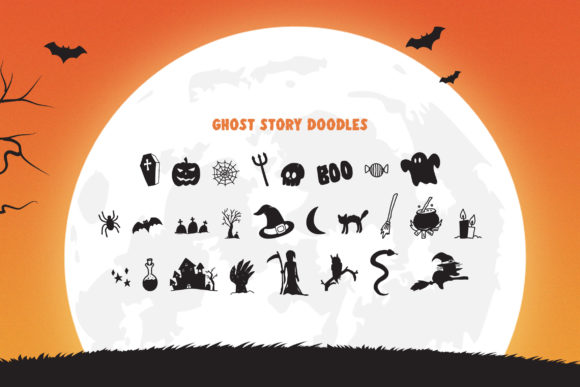 Ghost Story Duo Font PNG with transparent background - Preview 5