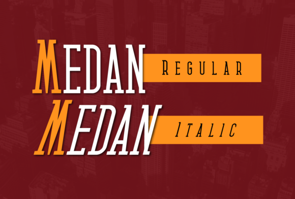 Medan Font PNG with transparent background - Preview 4