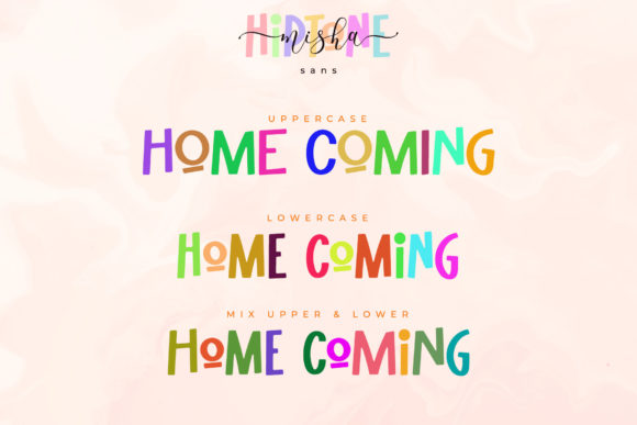 Misha Hiptone Font PNG with transparent background - Preview 2