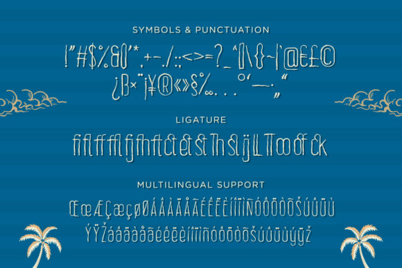 Mocktail Blues Font PNG with transparent background - Preview 2