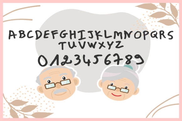 Notfancy Font PNG with transparent background - Preview 1