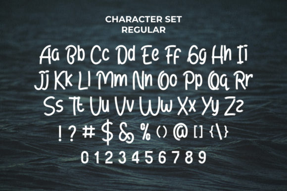 Ocean Drive Font PNG with transparent background - Preview 2