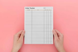 Order Tracker 1 Graphic by watercolortheme · Creative Fabrica