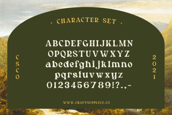 Rantys Font PNG with transparent background - Preview 2