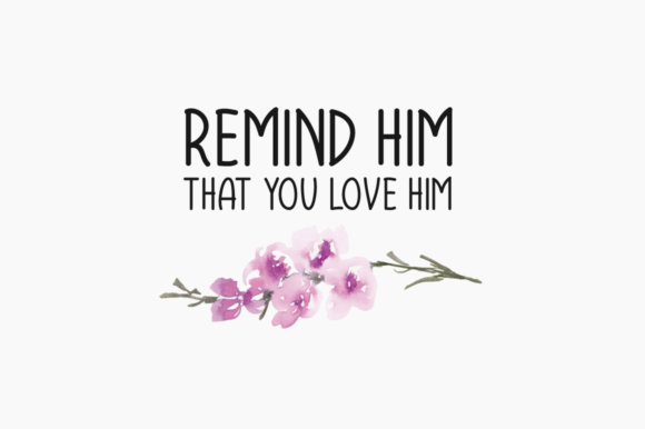 Remind Him Font PNG with transparent background - Preview 1