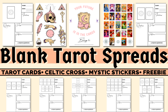 Tarot Workbook Tarot Blank Spreads Tarot