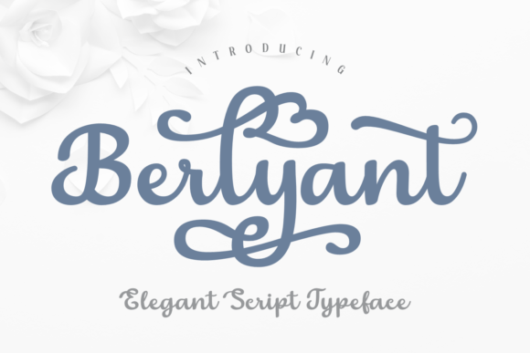 Berlyant Script & Handwritten Font By Creative Fabrica Fonts
