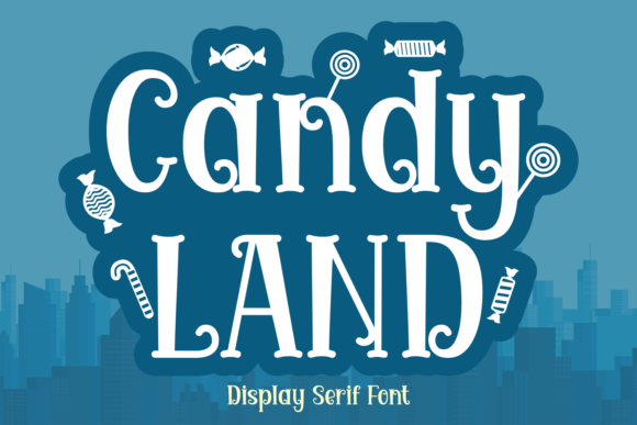 Candy Land Display Font By Creative Fabrica Fonts