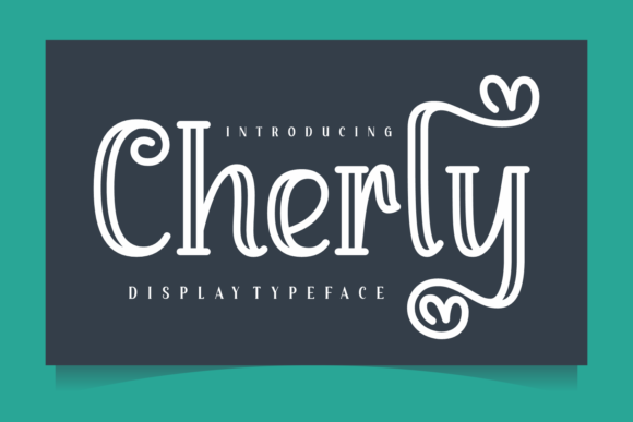 Cherly Display Font By Creative Fabrica Fonts