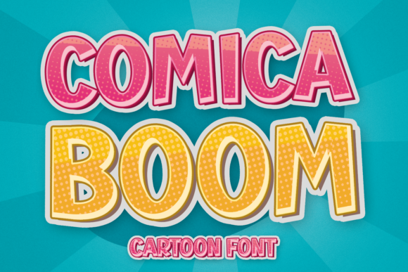 Comica Boom Polices d’Affichage Police Par Creative Fabrica Fonts