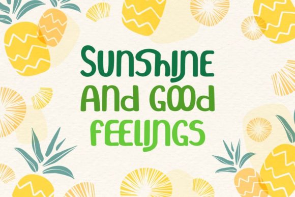 Double Pineapple Font - Preview 3