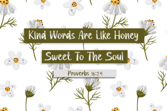 Honeybee Font PNG with transparent background - Preview 1