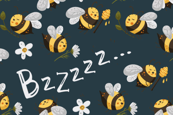 Honeybee Font PNG with transparent background - Preview 2