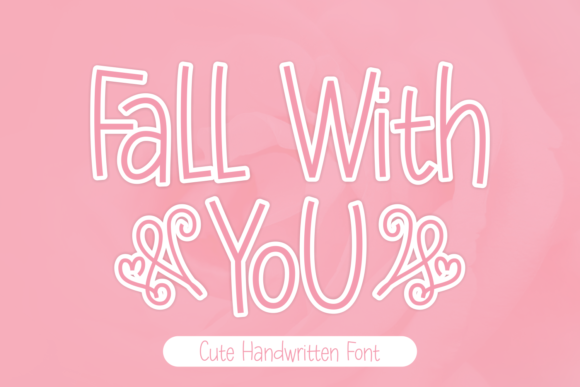 Fall with You Display Font By Creative Fabrica Fonts