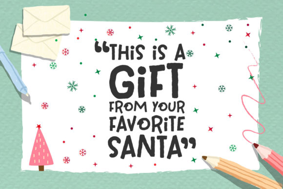 Festive Description Font - Preview 2