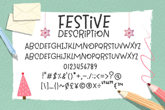 Festive Description Font - Preview 6