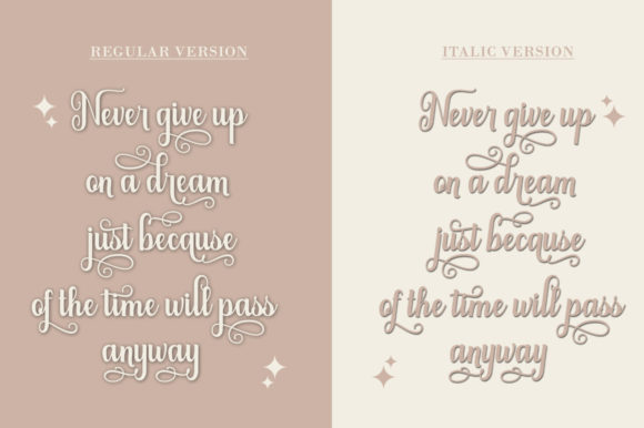 Glorynesia Font - Preview 2