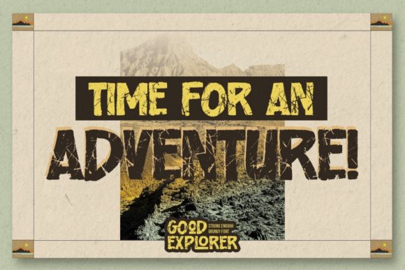 Good Explorer Font PNG with transparent background - Preview 3