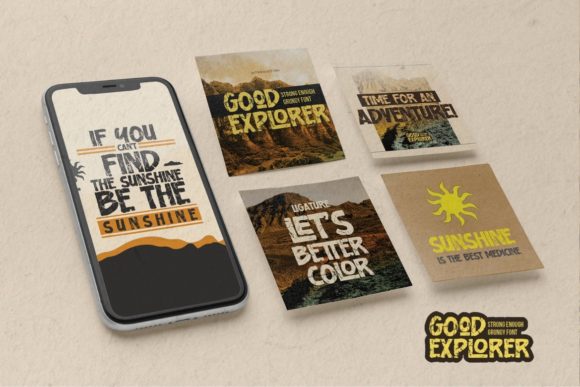 Good Explorer Font PNG with transparent background - Preview 5