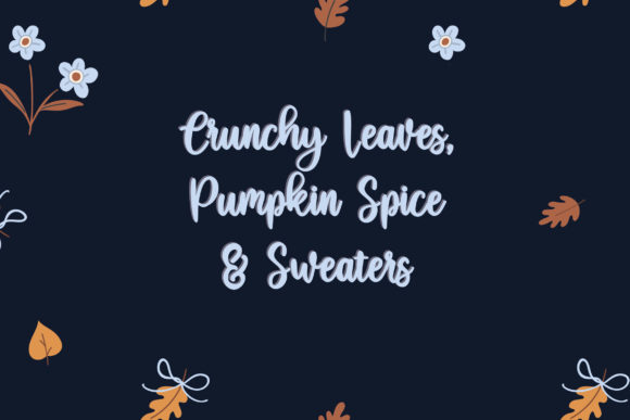 Autumnal Friends Font - Preview 2