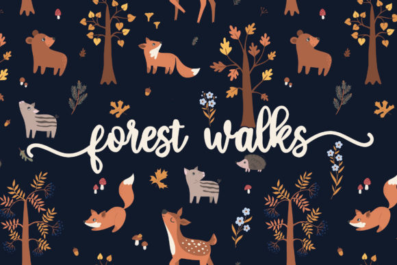 Autumnal Friends Font - Preview 1