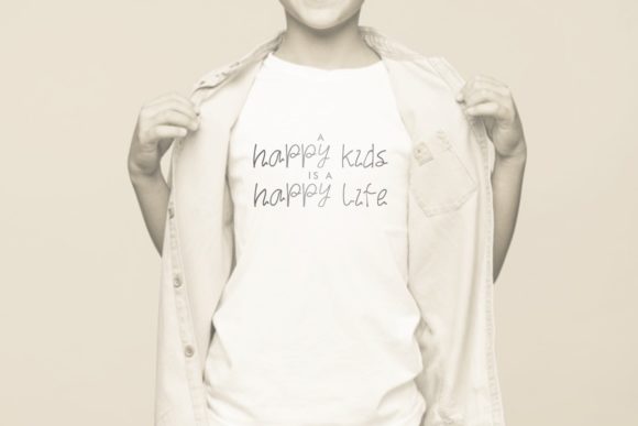 Kids Letter Font PNG with transparent background - Preview 1