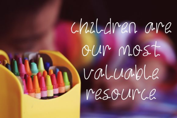 Kids Letter Font PNG with transparent background - Preview 3