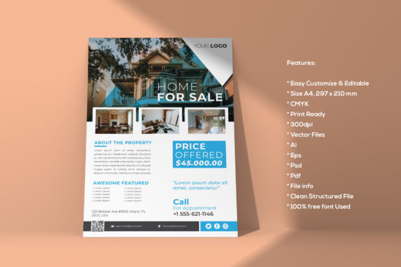 Premium Real Estate Flyers Bundle Bundle · Creative Fabrica