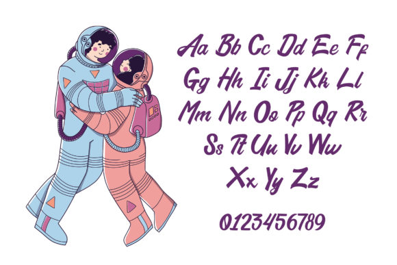 Awesome Planet Font PNG with transparent background - Preview 3
