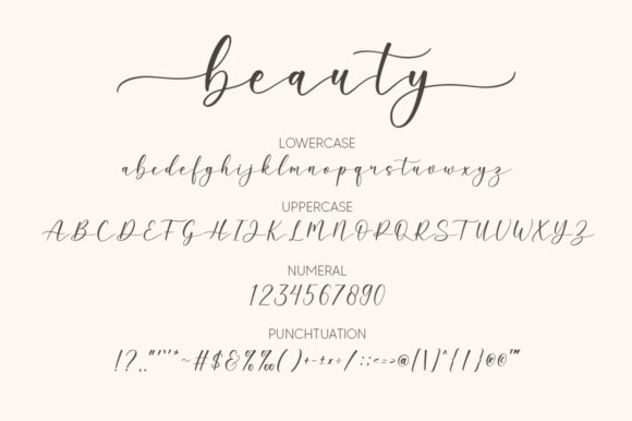 Beauty Font - Preview 6