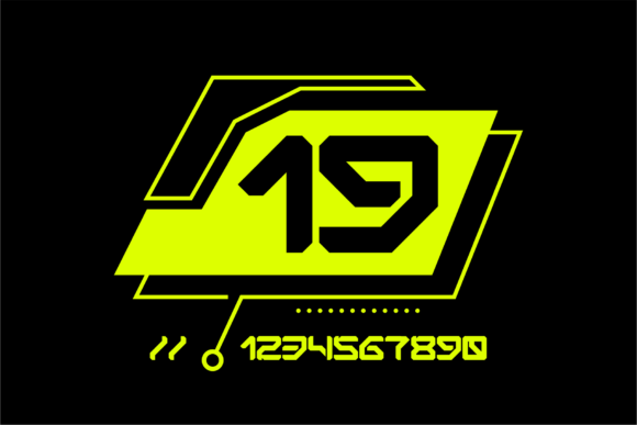 Bigs Robotic Font - Preview 2