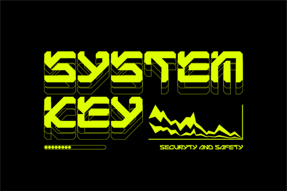 Bigs Robotic Font - Preview 4