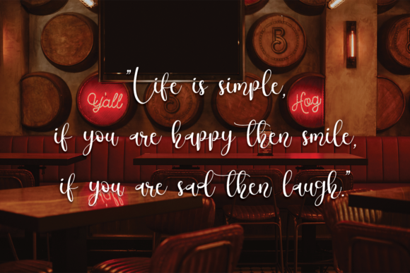 Bistro Font - Preview 4