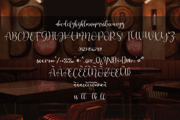 Bistro Font - Preview 5