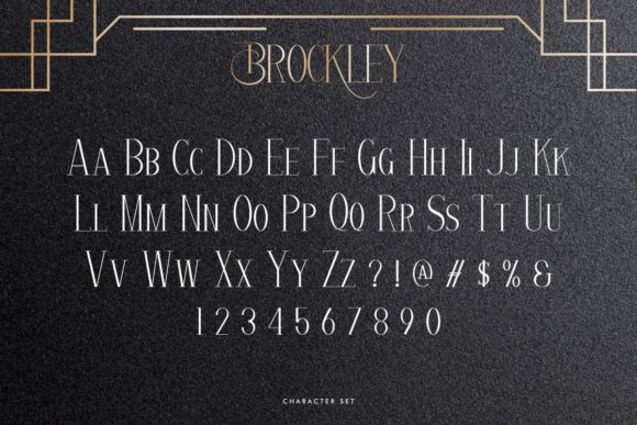 Brockley Font - Preview 3