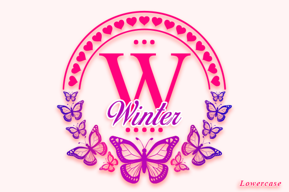 Butterlove Monogram Font - Preview 1