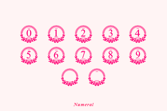 Butterlove Monogram Font - Preview 5