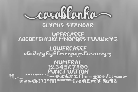 Casablanka Font - Preview 4
