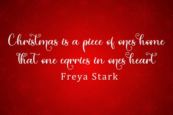 Christmas Theme Font - Preview 3