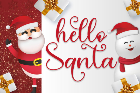 Christmas Theme Font - Preview 4