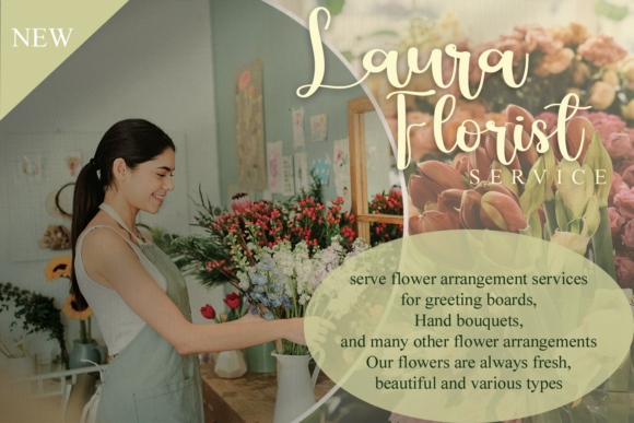 Daisy Flowers Font - Preview 1