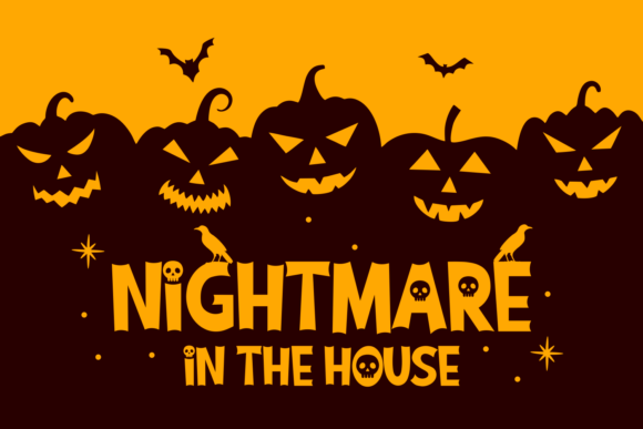 Ghostival Font PNG with transparent background - Preview 1