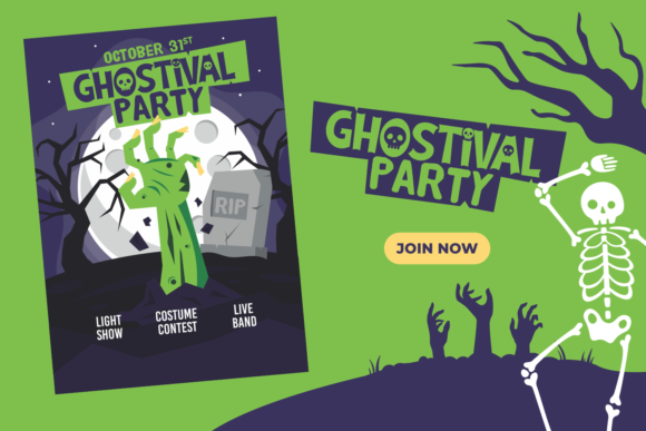 Ghostival Font PNG with transparent background - Preview 3