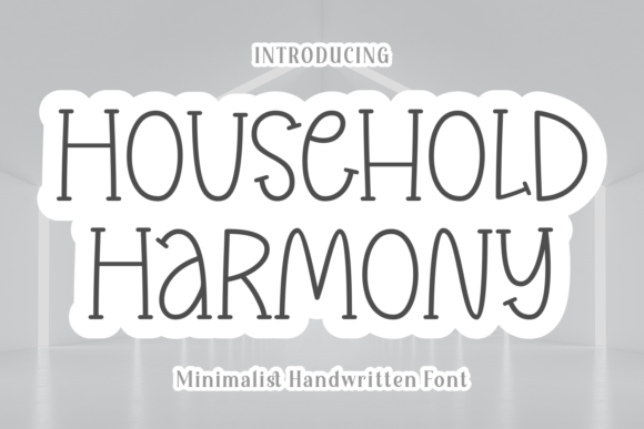 Household Harmony Fuentes Serif Fuente Por Creative Fabrica Fonts